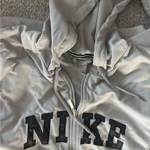Nike Black and Gray Full-Zip Hoodie with matching track pants